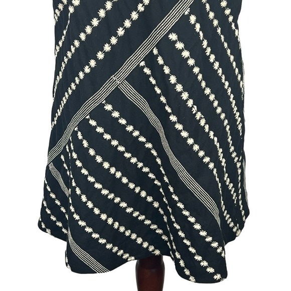 FREE PEOPLE JUNI CRISSCROSS BACK MINI DRESS IN BLACK NWT WOMEN'S SIZE MEDIUM‎ - Picture 5 of 16